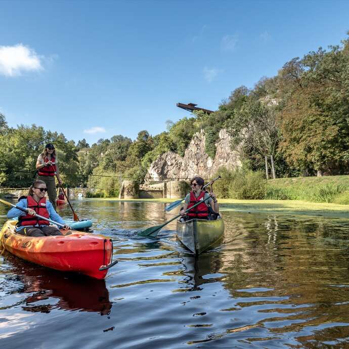 La Maine en canoë à Pont-Caffino