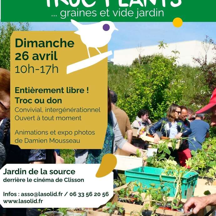 Troc plants, graines et vide-jardin