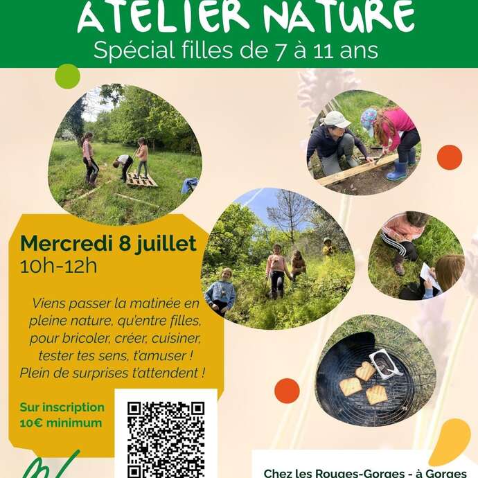 Stage nature entre filles (7-11 ans)