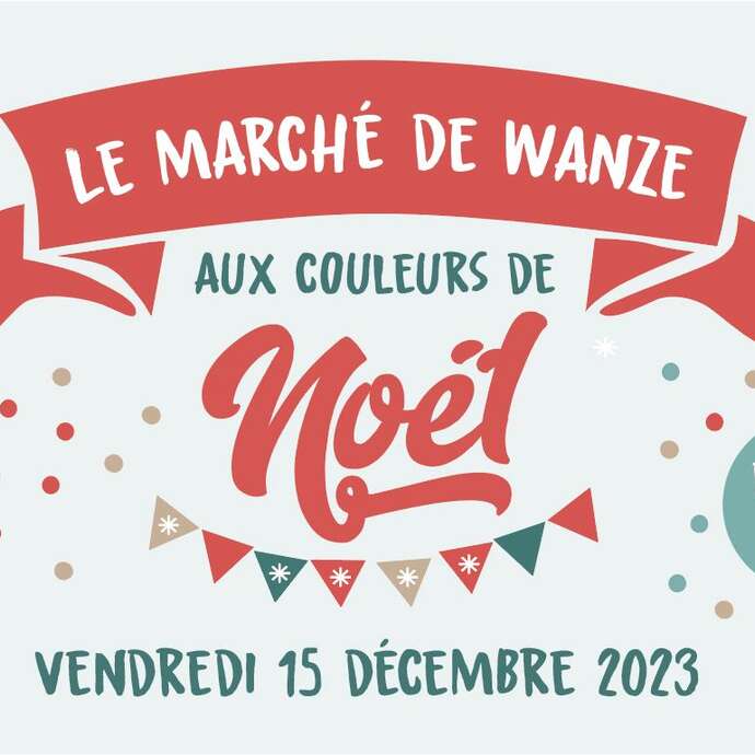Le marché de Wanze aux couleurs de Noël