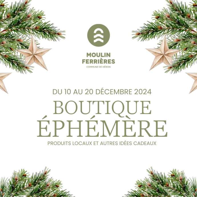 Boutique éphémère de Noël