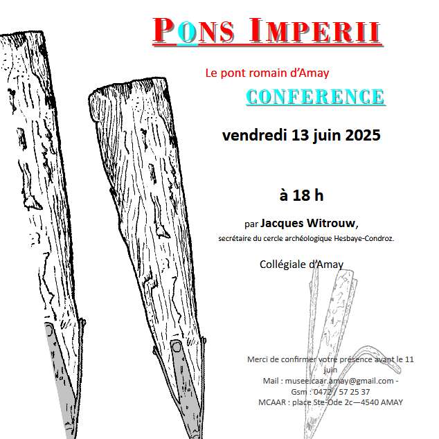 Conférence sur le Pont romain d'Amay
