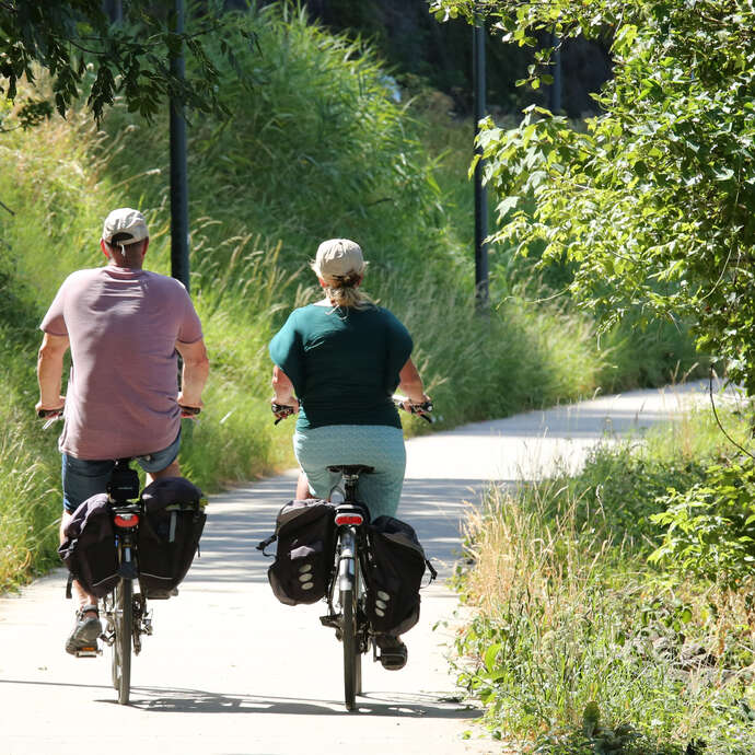 Balade guidée vélo : à la recherche de la ligne de partage des eaux des bassins de la Meuse et de l'Escaut