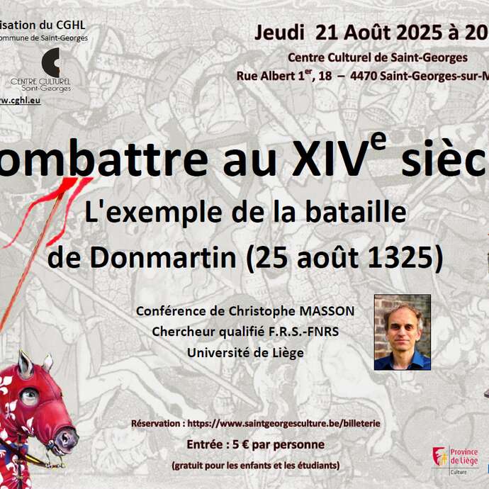 Conférence "Combattre au XIVe siècle"