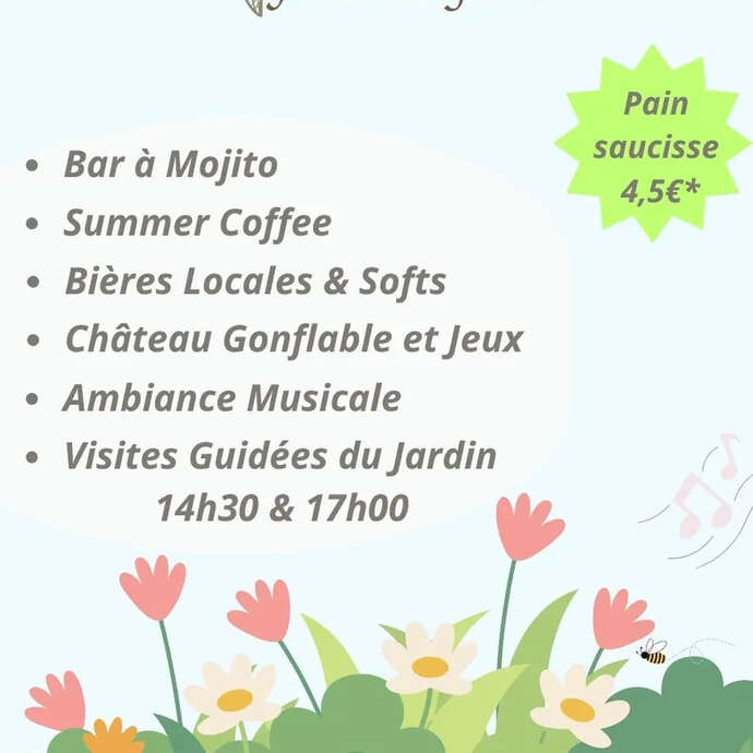 Le 15 août au Jardin des Aubépines Le 15 août au Jardin des Aubépines