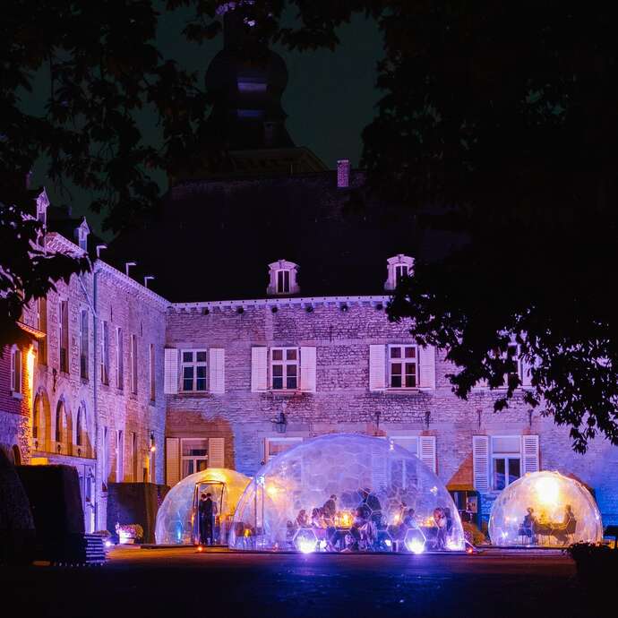 SKY DOME au Vignoble du Château de Fumal.