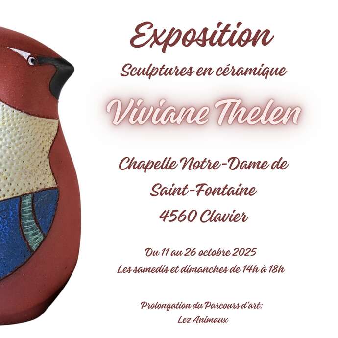 Exposition sculptures en céramique