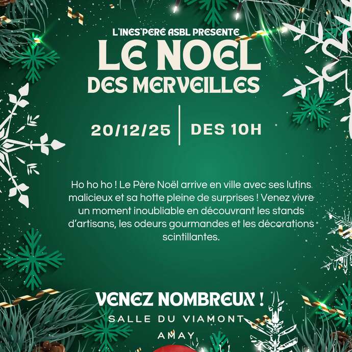 Noël des merveilles Noël des merveilles