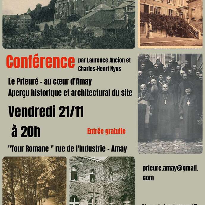 Conférence : Le Prieuré - au coeur d'Amay