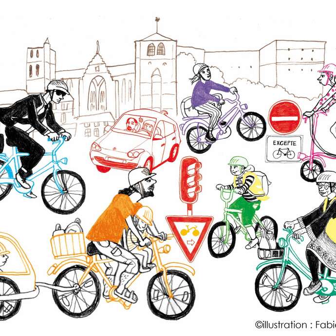 Parade cyclable et lumineuse