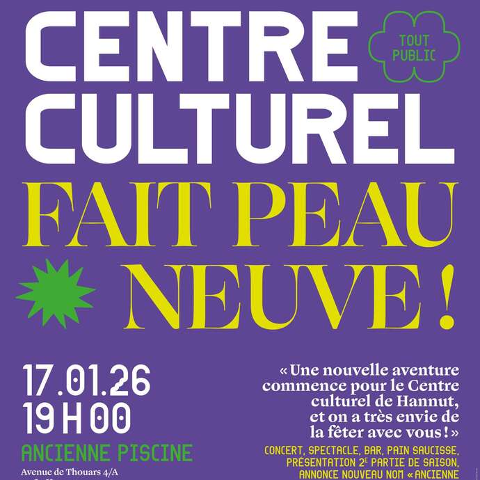 Le centre culturel fait peau neuve !
