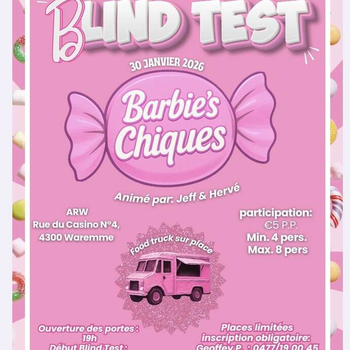 Blind test Barbie's Chiques