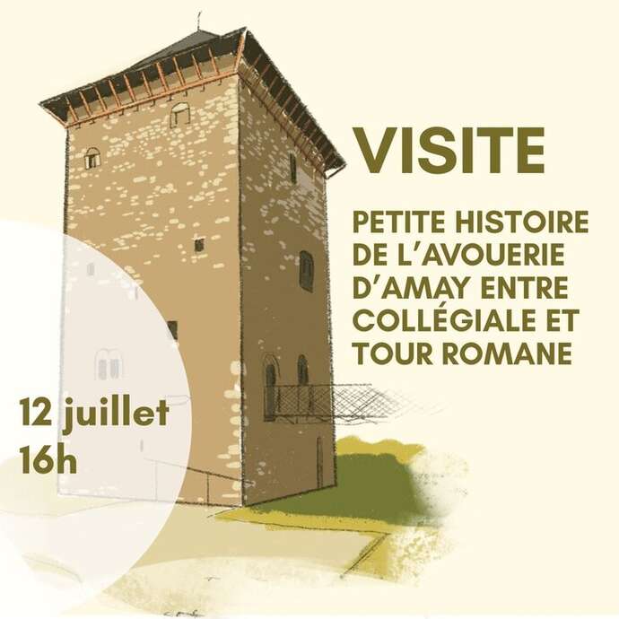 Balades guidées/conférences : Petite histoire de l’avouerie d’Amay entre Collégiale et Tour romane