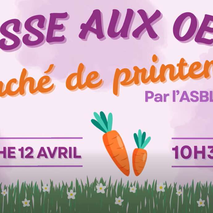 Marché de Printemps et chasse aux oeufs