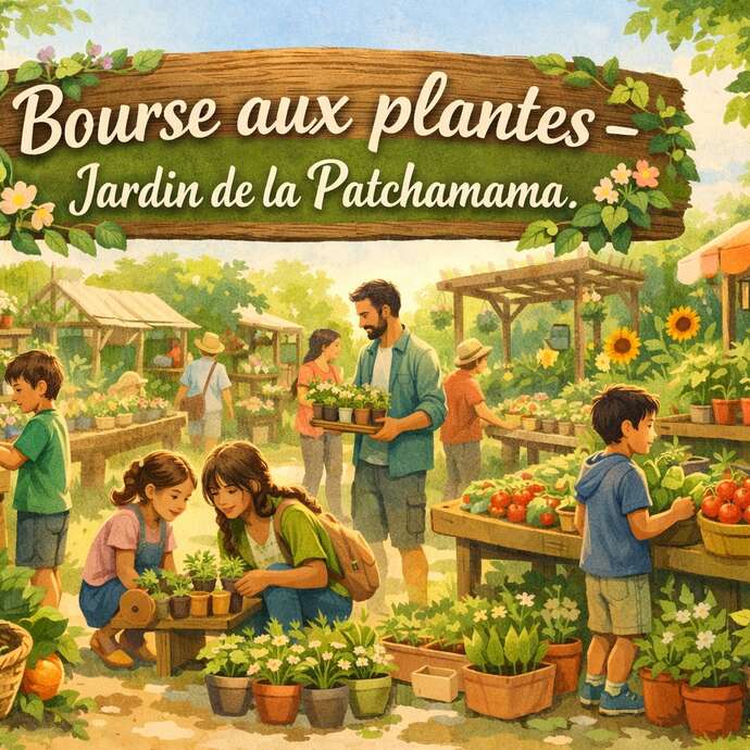 Bourse aux plantes à la Patcha