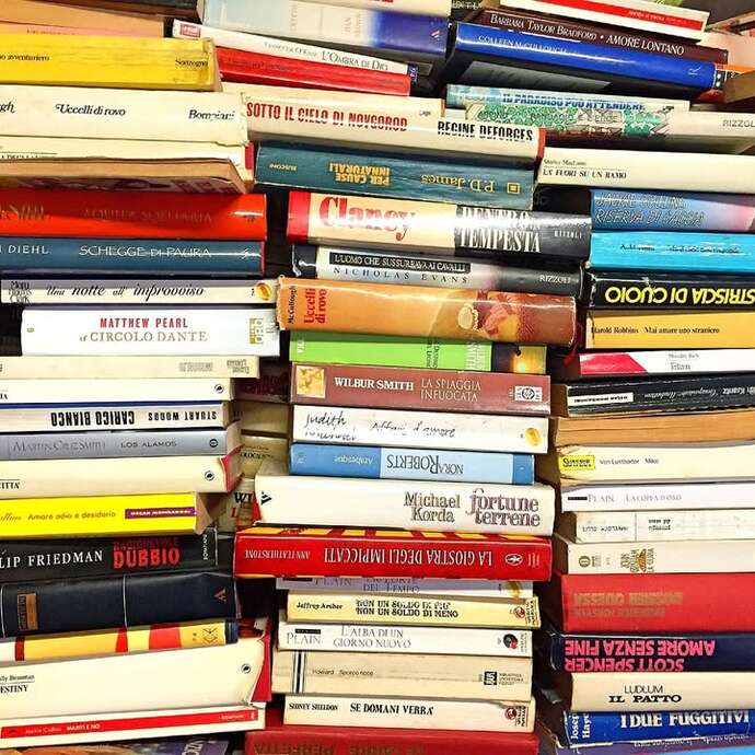 Vente de livres à 50 cents et 1€ à la bibliothèque d'Engis