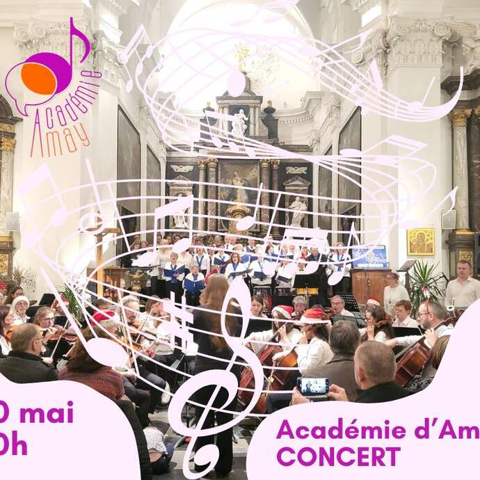 Concert à la collégiale par l'Académie de musique d'Amay