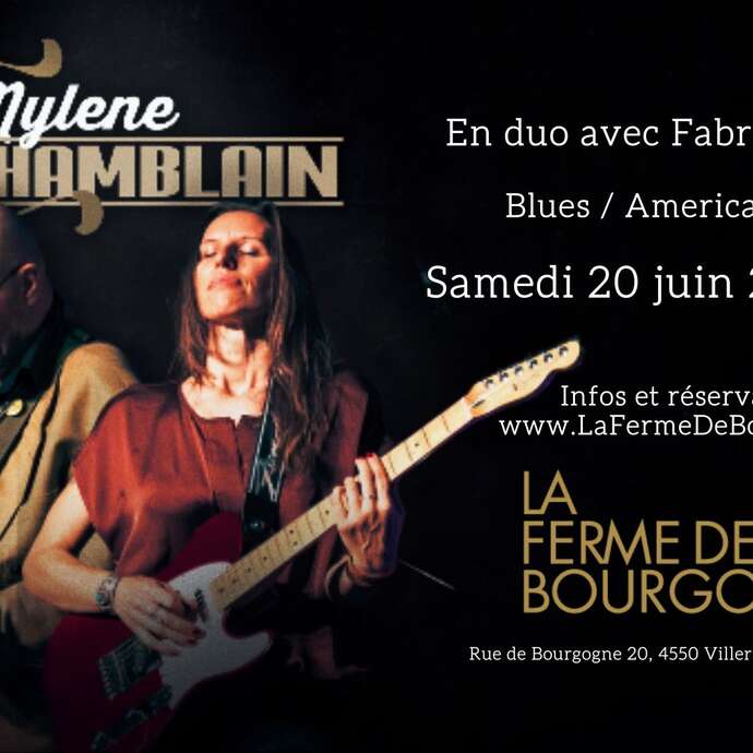 Mylène Chamblain en duo à La Ferme de Bourgogne