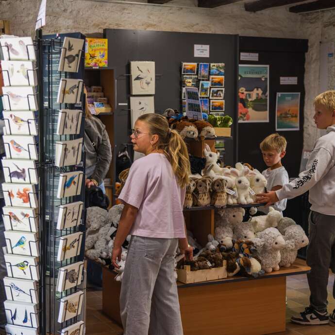 Boutique du Bureau d'accueil de Kerhinet