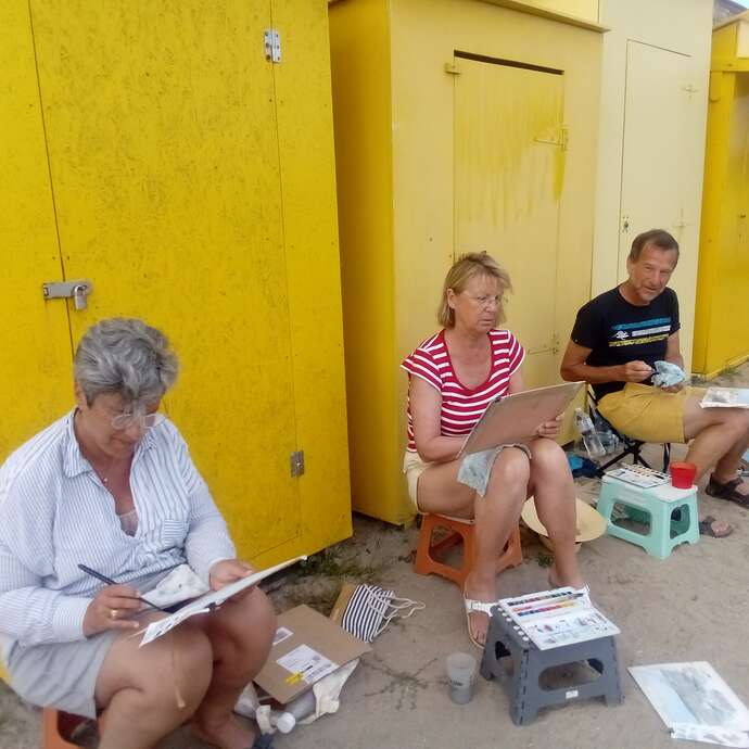 Cours d'aquarelle en plein air