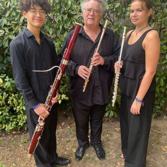 Les Mercredis musicaux - Trio Mélèze - Flûtes traversières et basson