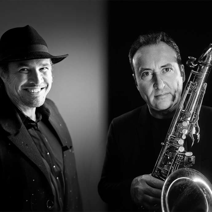 Moment musical avec Alban Darche et Meivelyan Jacquot