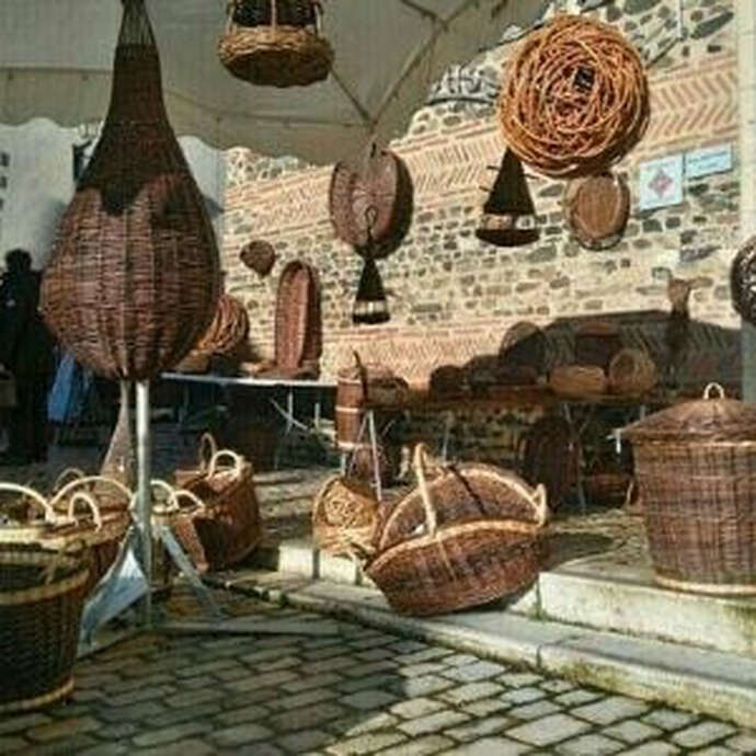 Exposition, vente et démonstrations : Vannerie
