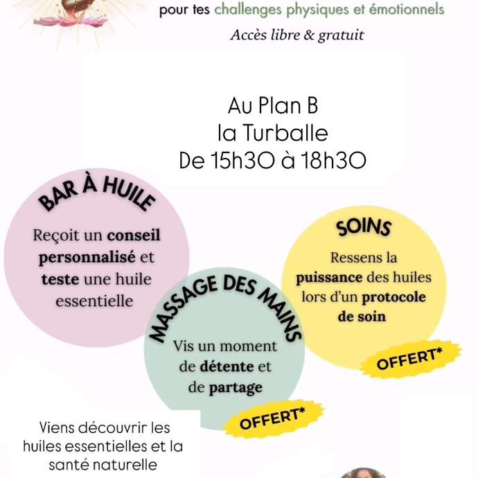 Atelier : découverte des huiles essentielles