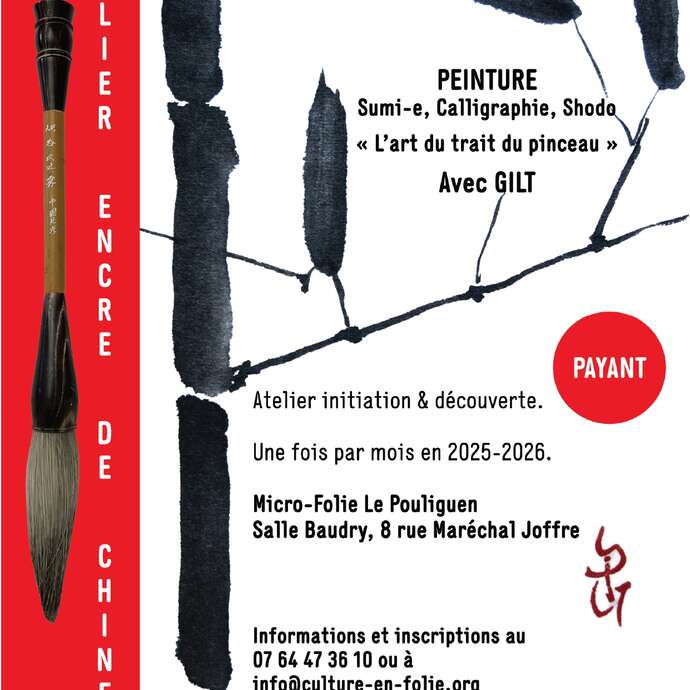 Atelier encre de chine