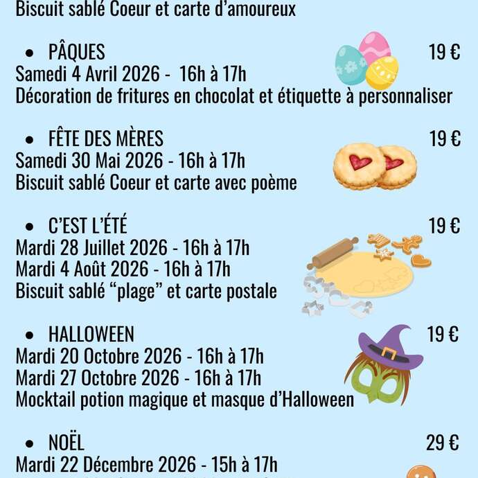 Atelier enfants - La Table du Saint-Christophe