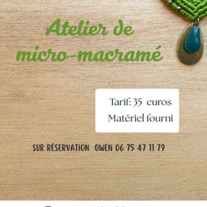 Atelier : micro-macramé