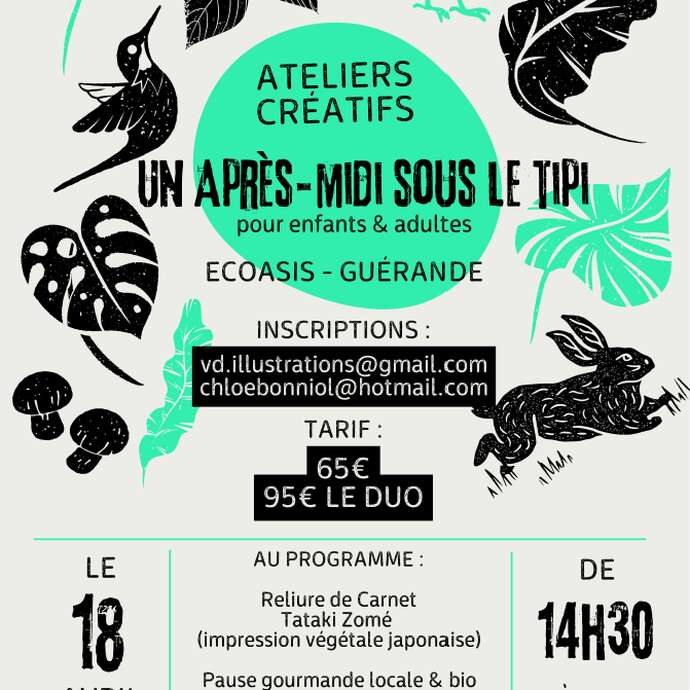 Ateliers sous le tipi