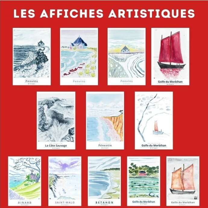 Exposition : Voyage en monochromie "Fleurs et paysages bretons"