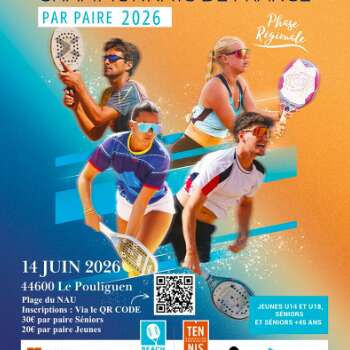 Beach tennis - plage du Nau