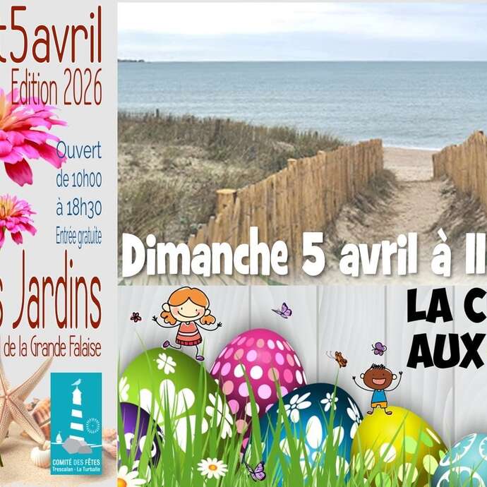 Chasse aux oeufs fête des jardins