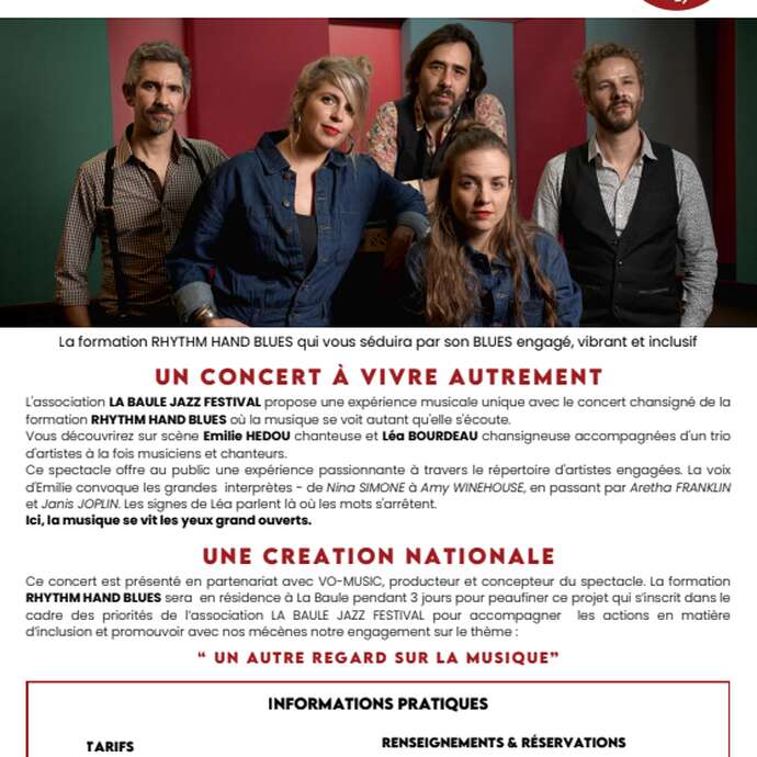 Concert Rythm Hand Blues - La Baule Jazz Festival