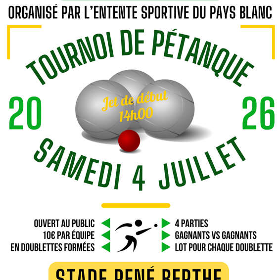 Concours de pétanque