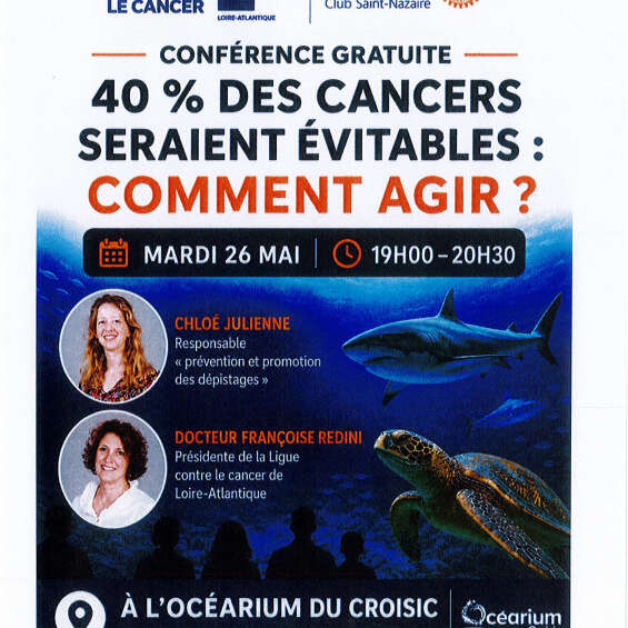 Conférence « 40% des des cancers seraient-ils évitables : comment agir ? »