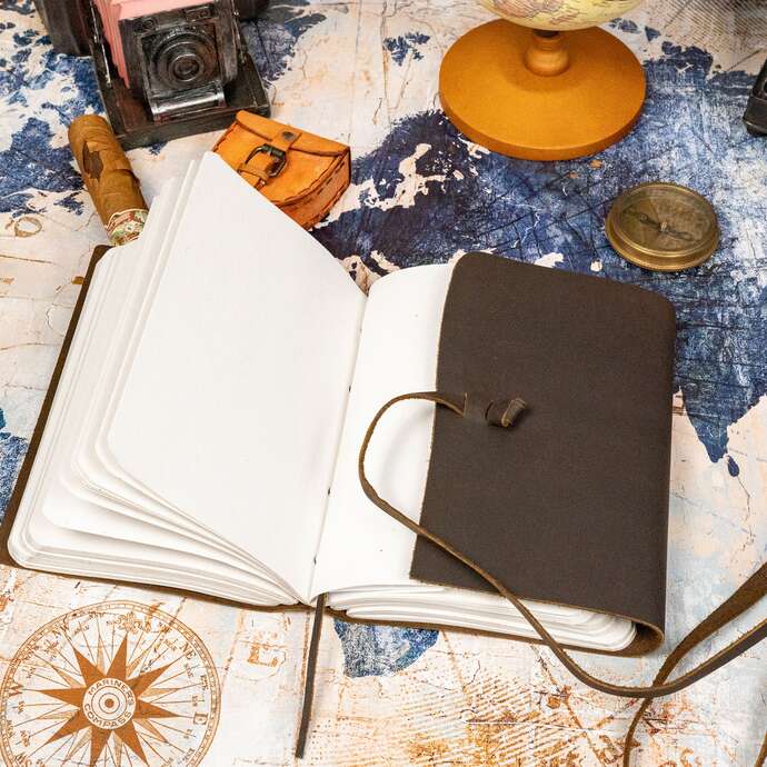 Création carnet de voyage en tissu