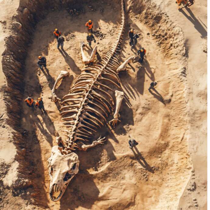 Dans la peau d'un paléontologue