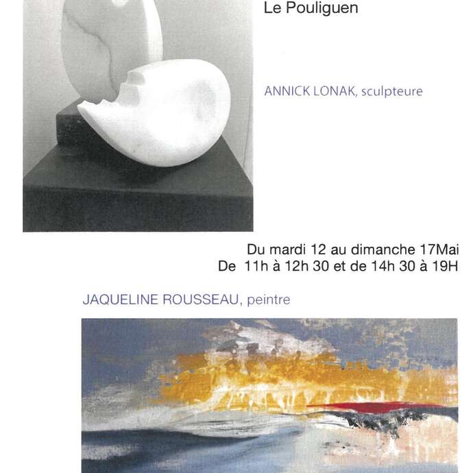 Exposition Annick LONAK et Jacqueline ROUSSEAU