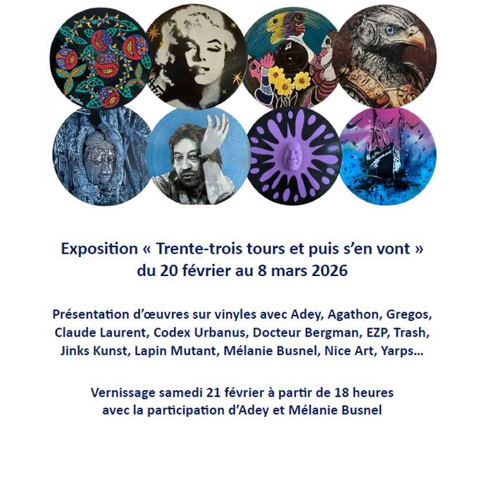Exposition « Trente-trois tours et puis s’en vont »