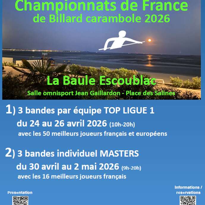 Finales des Championnats de France de billard carambole