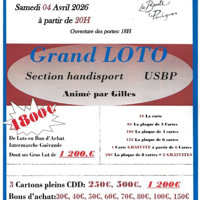 Grand loto de l'USBP