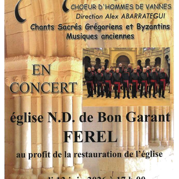 Concert du choeur d'hommes Greg'Orian