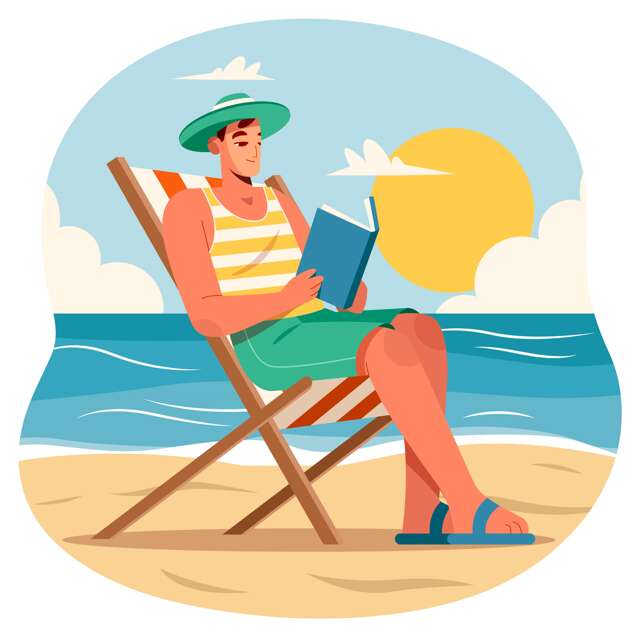 Lecture à Nau Plage
