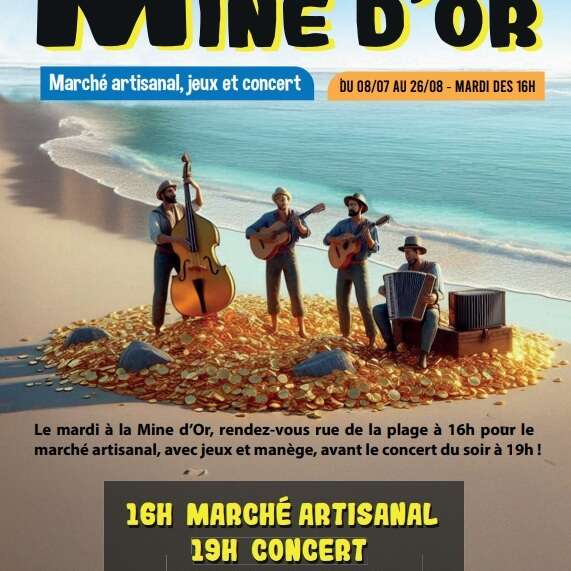 Marché artisanal nocturne : Mine d'Or