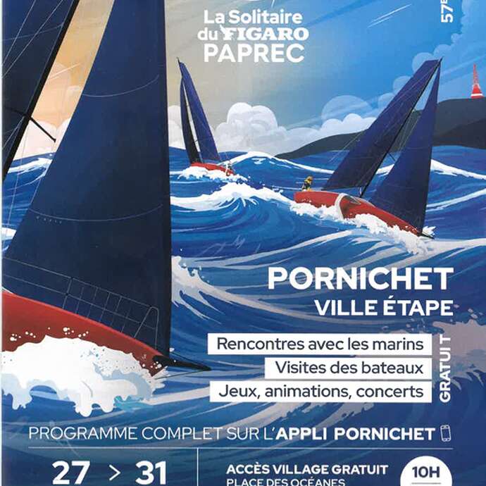 Pornichet ville étape - La Solitaire du Figaro Paprec