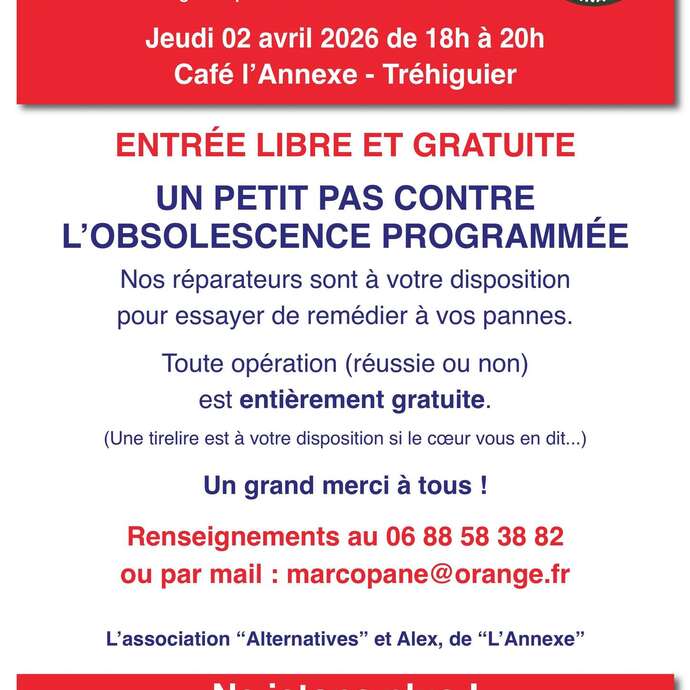 Repair café de Pénestin