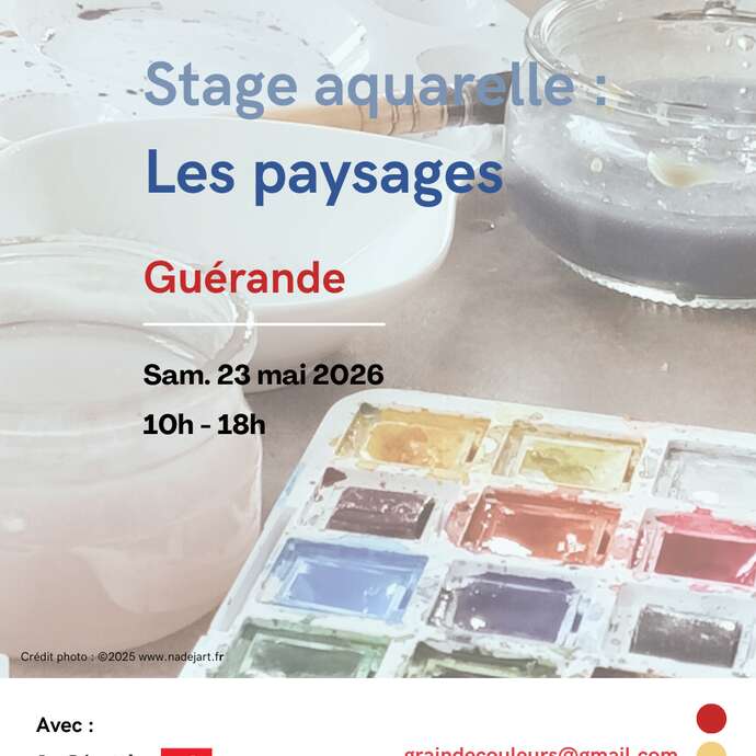 Stage - Aquarelle et paysages